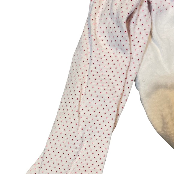 Janie and Jack Seaside Getaway White and Red Polka Dot Tights 4T-5T - Picture 2 of 5